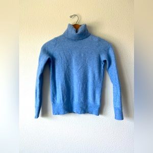 Nicole Miller Blue Turtleneck Sweater